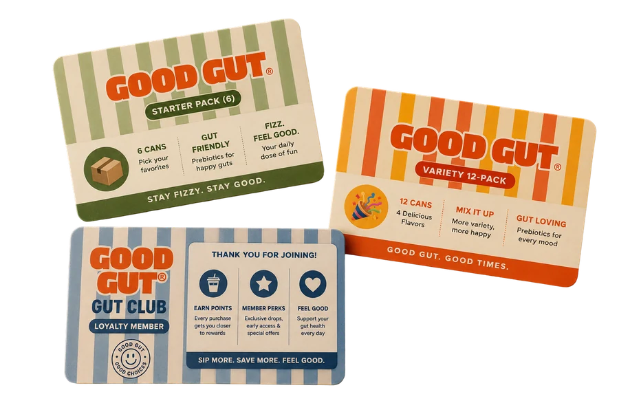 Subscribe & save — Good Gut prebiotic soda